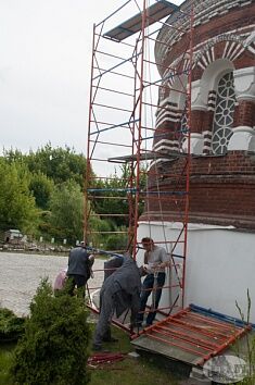 Продолжается ремонт Троицкого храма