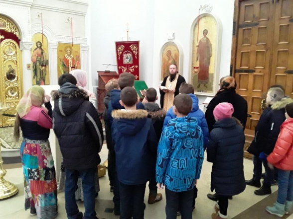 Учащиеся посетили Троицкий храм