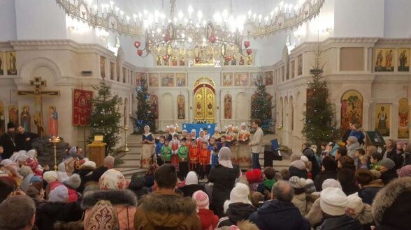 7 января в Троицком храме (Щурово) после Божественной литургии состоялся рождественский концерт