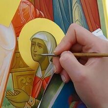 Беседа с иконописцем об иконе Святая Троица преп. Андрея Рублева