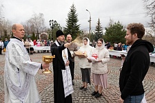Освящение пасхальной снеди