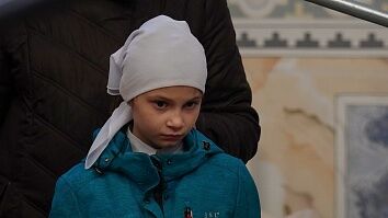 Торжественная служба вечером Великого Четверга