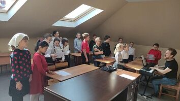 Занятие в Воскресной школе - жизнь святых благоверных князей Петра и Февронии