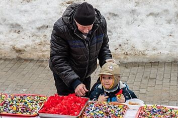 Праздник Масленицы на приходе Троицкого храма