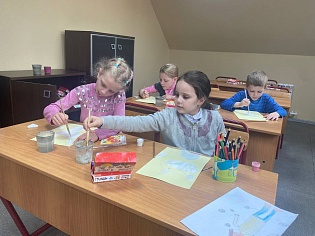 Занятие в Воскресной школе - Уважение к родителям - это важно!