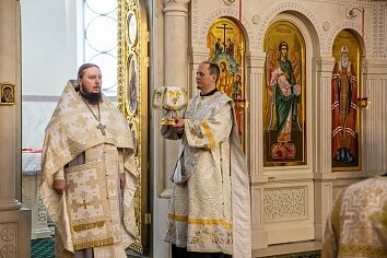 Крещенский сочельник в Троицком храме