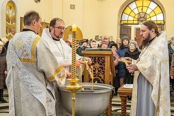 Крещенский сочельник в Троицком храме