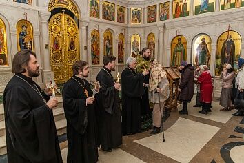 Чин прощения в Троицком храме