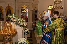 Престольный праздник Троицкого храма. Архиерейское богослужение