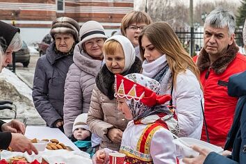 Праздник Масленицы на приходе Троицкого храма