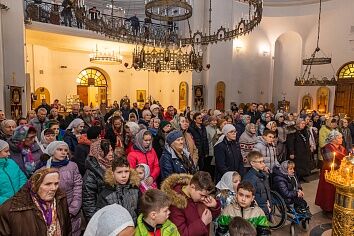 Чин прощения в Троицком храме