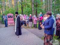 Панихида на щуровском кладбище