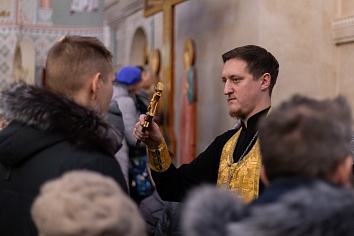 Божественная Литургия в воскресенье, на неделе двадцать девятой по Пятидесятнице