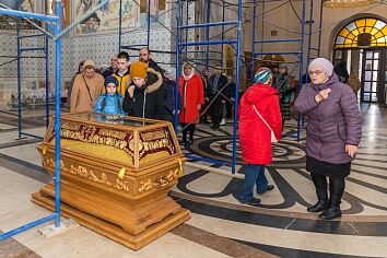 На утренней службе Великой Пятницы