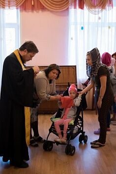 Причастие детей-инвалидов