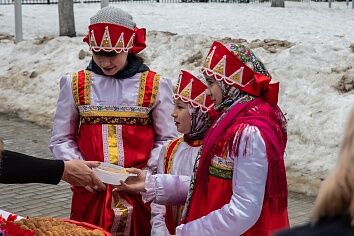 Праздник Масленицы на приходе Троицкого храма