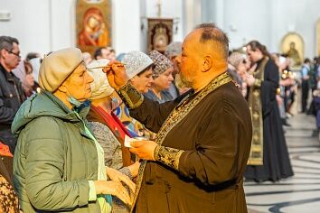 Таинство Соборования в Троицком храме