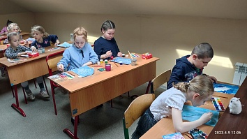 Занятия в Воскресной школе - Вход Господень в Иерусалим