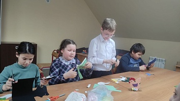 Занятия в Воскресной школе - подготовка к светлому празднику Пасхи