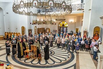 Таинство Соборования в Троицком храме