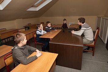 Занятие в Воскресной школе - продолжаем зимнее творчество. Знакомство с мытарем Закхеем