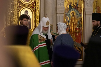 Святейший Патриарх Московский и всея Руси Кирилл совершил чин Великого освящения Троицкого храма г. Коломна (Щурово).