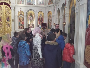 Учащиеся посетили Троицкий храм
