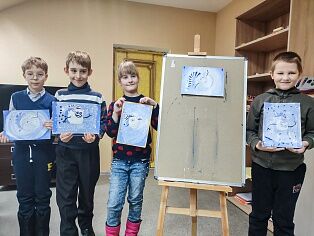 Занятие в Воскресной школе - продолжаем зимнее творчество. Знакомство с мытарем Закхеем