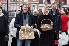 Освящение пасхальной снеди