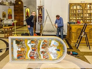Новые иконы прибыли в Троицкий храм