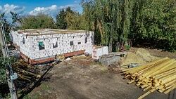 Возведен уровень 1-го этажа.16 сентября