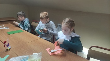 Занятия в Воскресной школе - подготовка к светлому празднику Пасхи