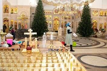 Генеральная уборка храма