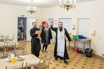 Крещенский сочельник в Троицком храме