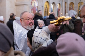 Божественная Литургия в воскресенье, на неделе тридцать третьей по Пятидесятнице, по Богоявлению