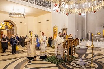 Крещенский сочельник в Троицком храме