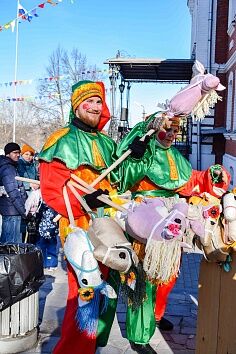 Праздник Масленицы на приходе Троицкого храма