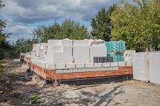 Кладка стен здания - 27 августа