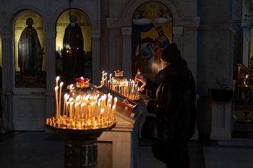 Божественная Литургия в воскресенье, на неделе тридцать третьей по Пятидесятнице, по Богоявлению