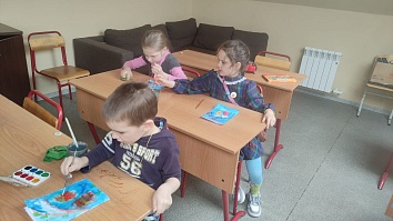 Занятия в Воскресной школе - подготовка к светлому празднику Пасхи