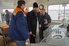 Освящение буксира "Коломенский-805