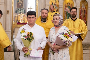 Вручение аттестатов выпускникам гимназии