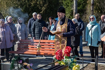 Заупокойная панихида по воинам, погибшим при выполнении задач специальной военной операции