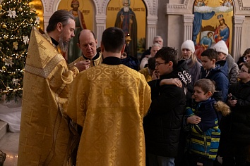 Божественная Литургия в воскресенье, на неделе тридцатой по Пятидесятнице