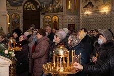 Утренняя Литургия в праздник Крещения Господня.