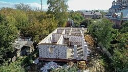 Возведен уровень 1-го этажа.16 сентября