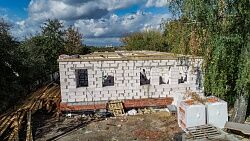 Возведен уровень 1-го этажа.16 сентября