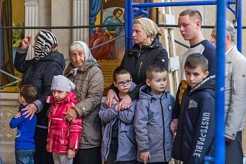 Великая Суббота. Утреннее богослужение в Троицком храме.