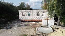 Кладка стен здания - 9 сентября