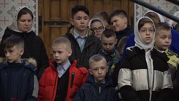 Торжественная служба вечером Великого Четверга
